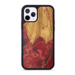 iPhone 11 Pro Wood+Resin Phone Case - Serena (Purple, 450156)