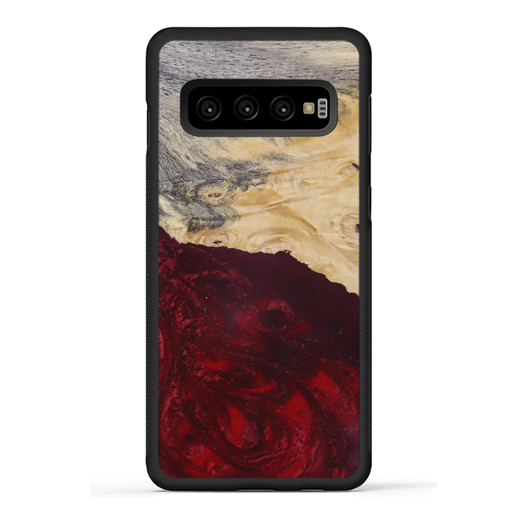 Galaxy S10 Wood+Resin Phone Case - Terrye (Purple, 381737)