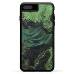 iPhone 8 Plus Wood+Resin Case - Larkin (Dark Green, 330257)