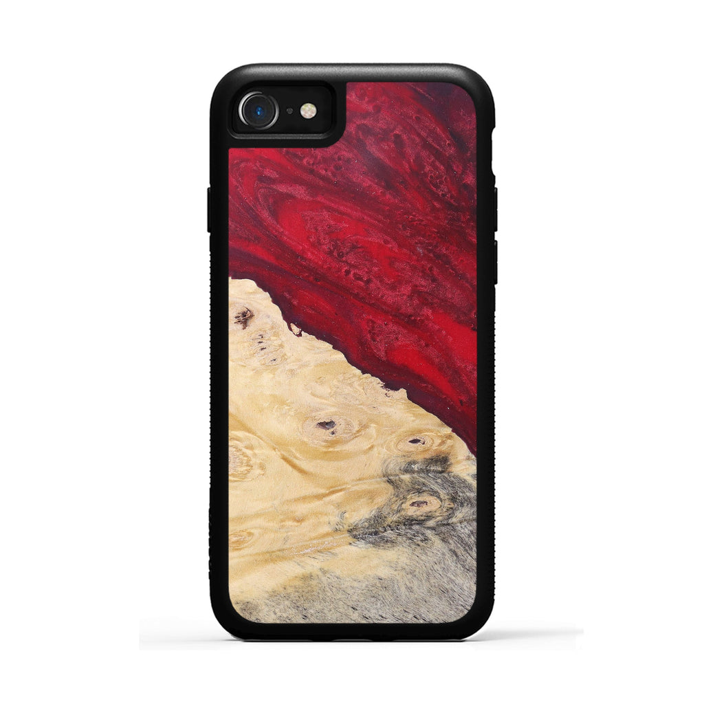 iPhone 8 Wood+Resin Phone Case - Jill (Dark Green, 381716)