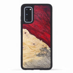 Galaxy S20 Wood+Resin Phone Case - Jill (Dark Green, 381716)