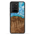 Galaxy S20 Ultra Wood+Resin Phone Case - Sheena (Light Blue, 387907)