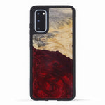 Galaxy S20 Wood+Resin Phone Case - Ingeborg (Dark Green, 381718)