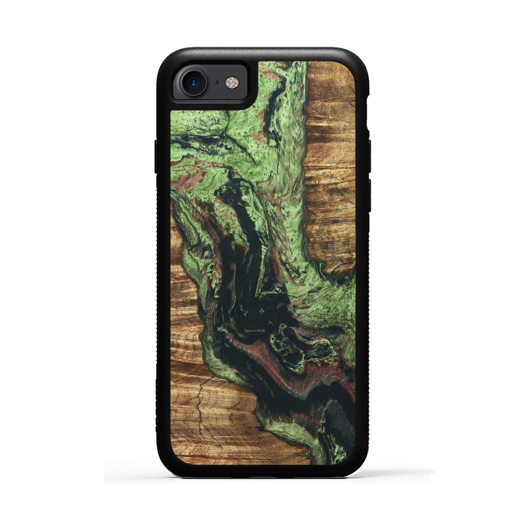 iPhone 7 Wood+Resin Case - Takashi (Dark Green, 330258)