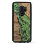 Galaxy S9 Plus Wood+Resin Case - Jabir (Dark Green, 330256)