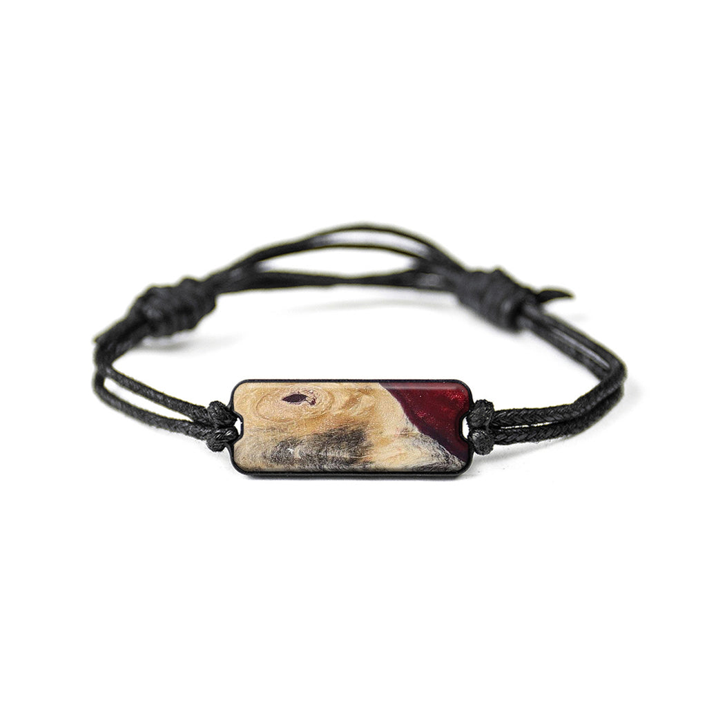 Classic Wood+Resin Bracelet - Ethelyn (Dark Red, 380305)