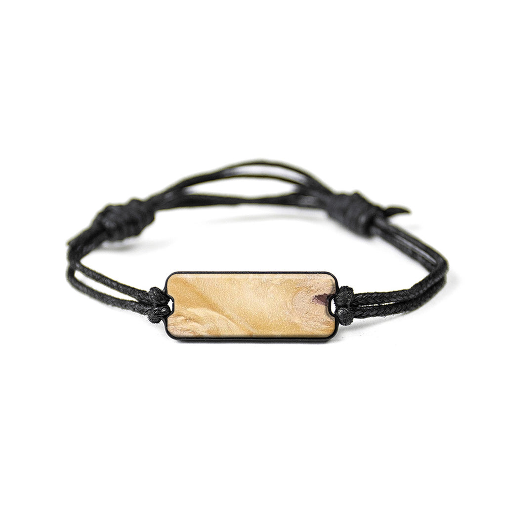 Classic Wood+Resin Bracelet - Souheil (Teal & Gold, 381745)