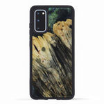 Galaxy S20 Wood+Resin Phone Case - Karia (Teal & Gold, 450115)