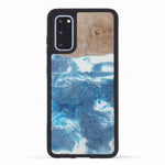 Galaxy S20 Wood+Resin Phone Case - Klazien (Dark Green, 450132)