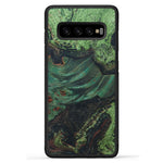 Galaxy S10 Plus Wood+Resin Case - Larkin (Dark Green, 330257)