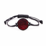 Circle ResinArt Bracelet - Hedi (Dark Red, 381333)