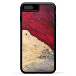 iPhone 8 Plus Wood+Resin Phone Case - Terez (Dark Green, 381711)