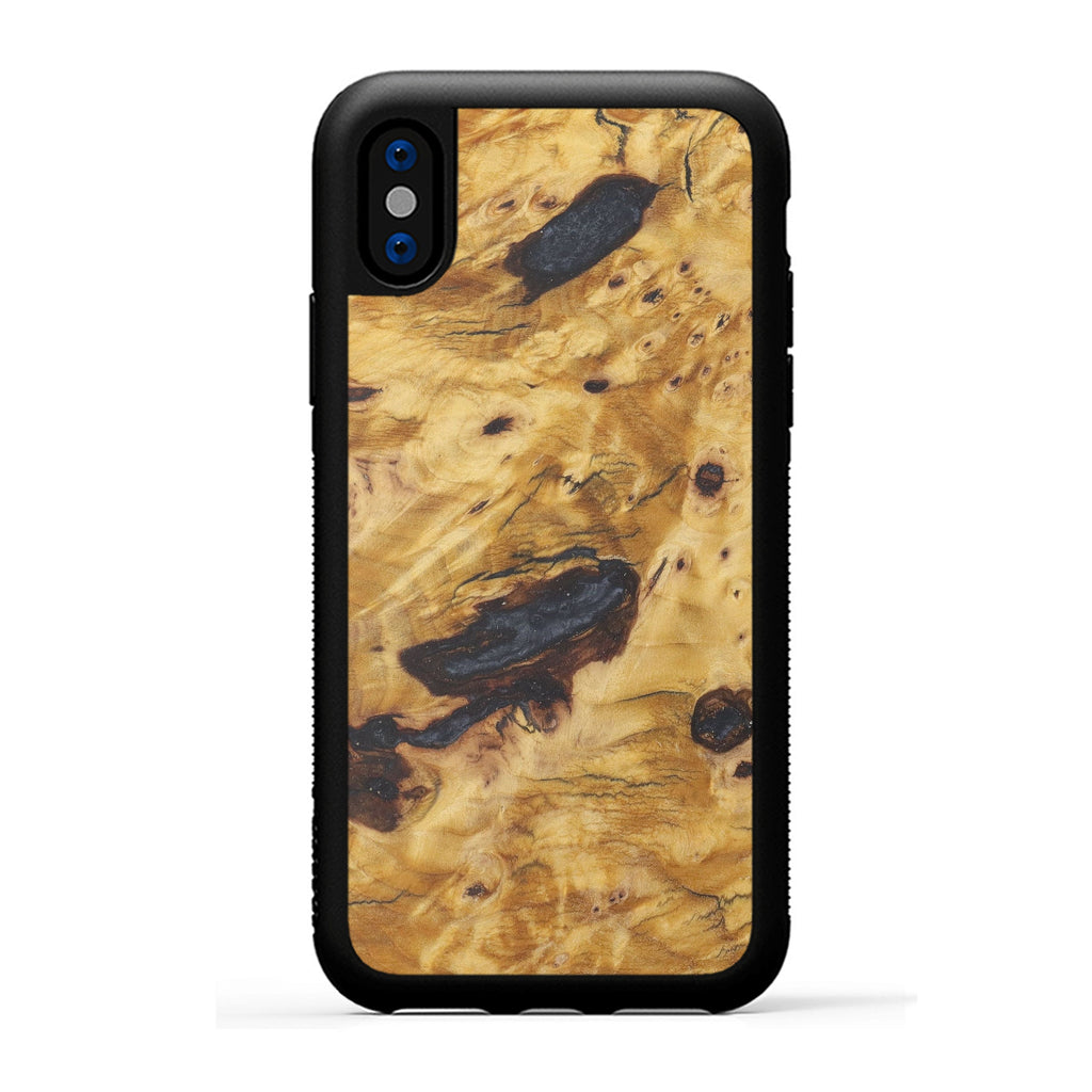 iPhone Xs Wood+Resin Phone Case - Annabel (Purple, 450143)