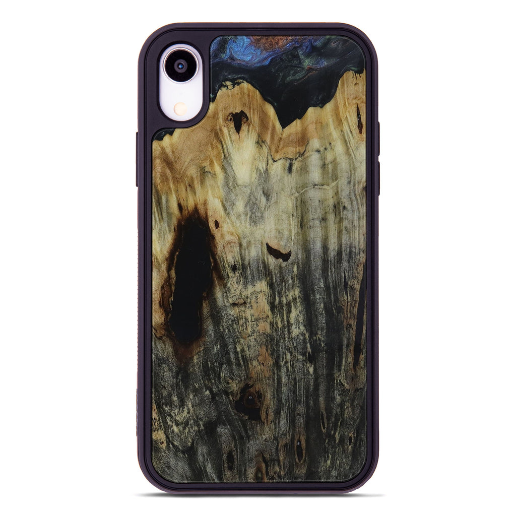 iPhone Xr ResinArt Phone Case - Selia (Dark Green, 450102)