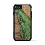 iPhone 8 Wood+Resin Case - Jabir (Dark Green, 330256)