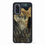 Galaxy S20 Wood+Resin Phone Case - Edyth (Dark Green, 450127)