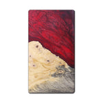 Custom Block Wood+Resin Live Edge - Bibbie (Dark Red, 381073)