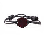 Hex ResinArt Bracelet - Fayth (Dark Red, 381328)