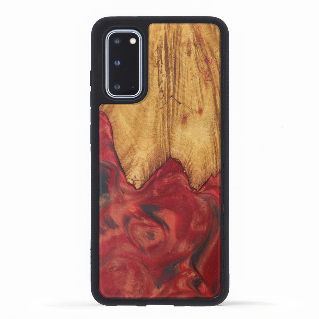 Galaxy S20 Wood+Resin Phone Case - Serena (Purple, 450156)