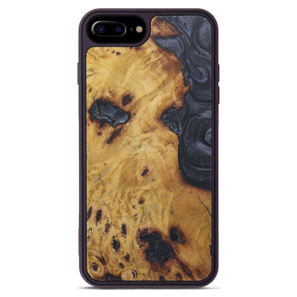 iPhone 8 Plus Wood+Resin Phone Case - Natka (Purple, 450145)