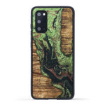 Galaxy S20 Wood+Resin Case - Takashi (Dark Green, 330258)