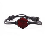 Hex ResinArt Bracelet - Manhatten (Dark Red, 381140)