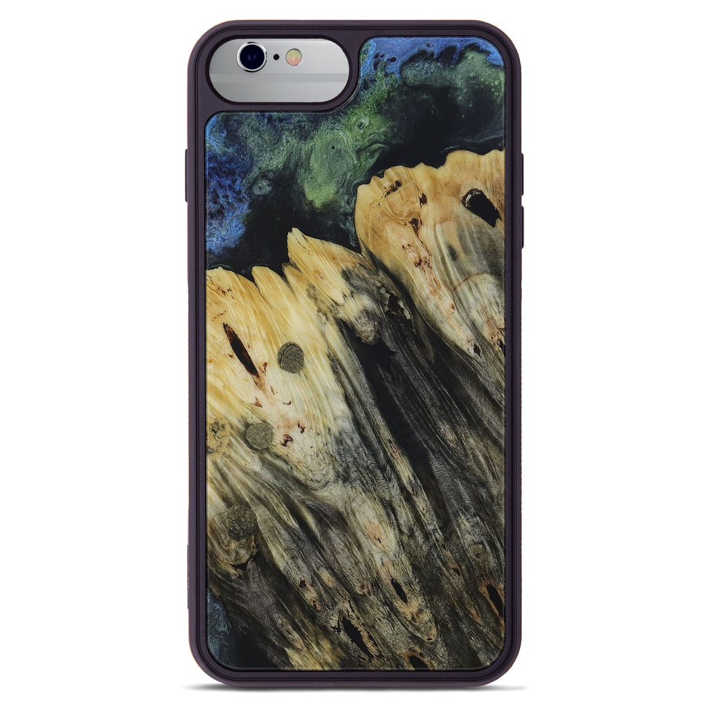 iPhone 6s Plus Wood+Resin Phone Case - Mehrzad (Dark Green, 450103)