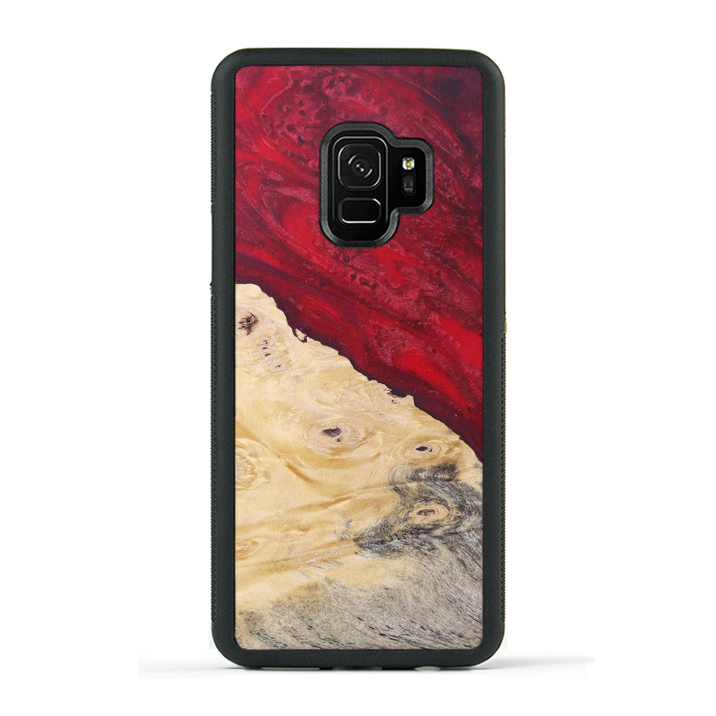 Galaxy S9 Wood+Resin Phone Case - Terez (Dark Green, 381711)