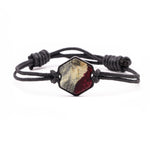 Hex ResinArt Bracelet - Blakelee (Dark Red, 381554)