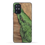 Galaxy S20 Plus Wood+Resin Case - Jabir (Dark Green, 330256)