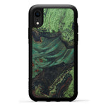 iPhone Xr Wood+Resin Case - Larkin (Dark Green, 330257)