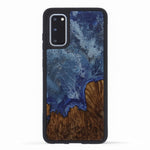 Galaxy S20 Wood+Resin Phone Case - Rozalia (Dark Green, 450098)