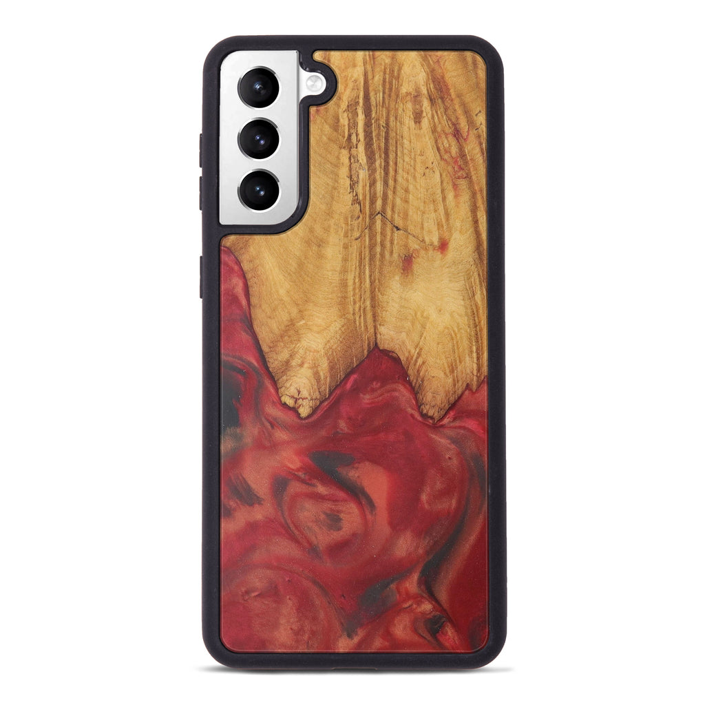 Galaxy S21 Plus Wood+Resin Phone Case - Serena (Purple, 450156)