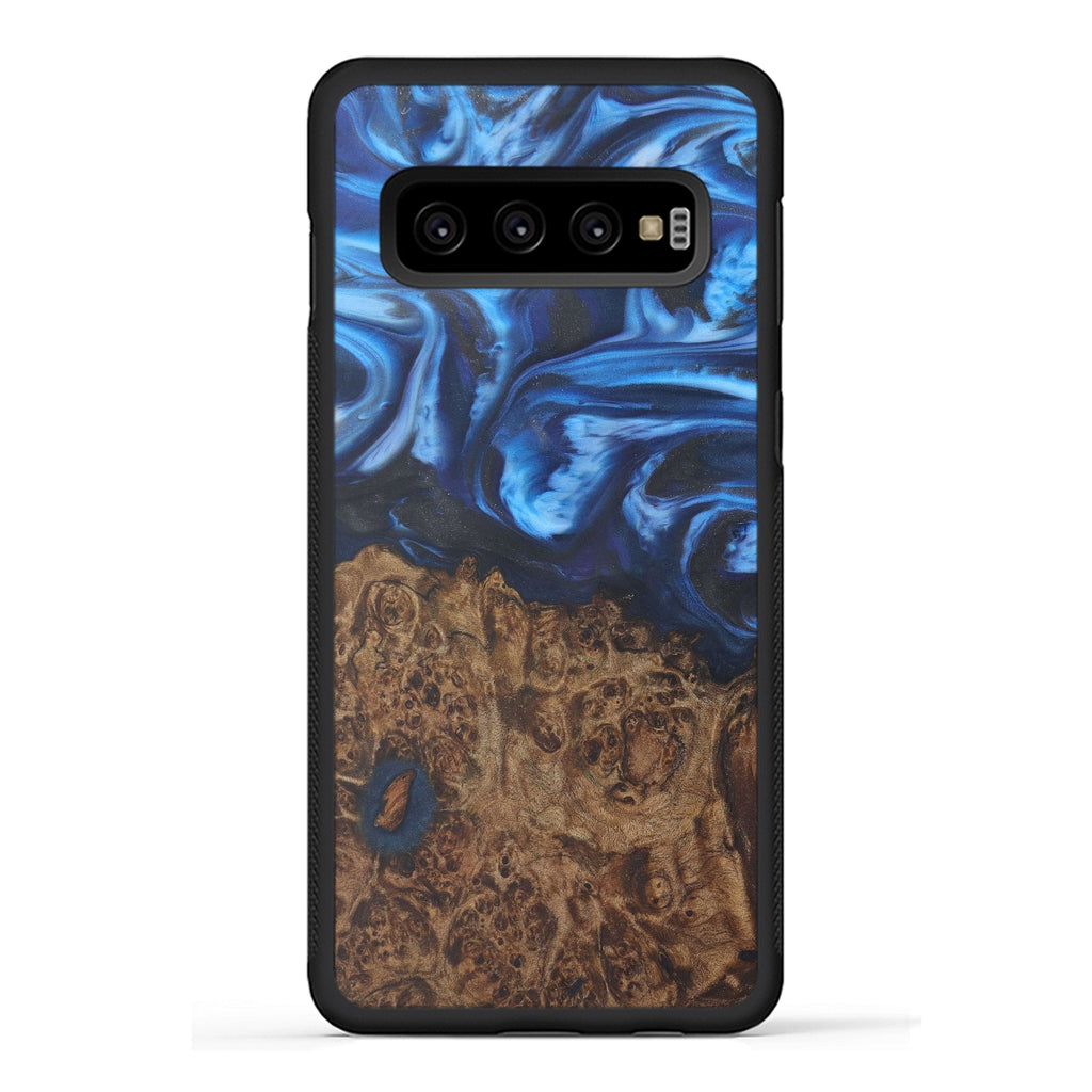 Galaxy S10 Wood+Resin Phone Case - Angelica (Purple, 450155)