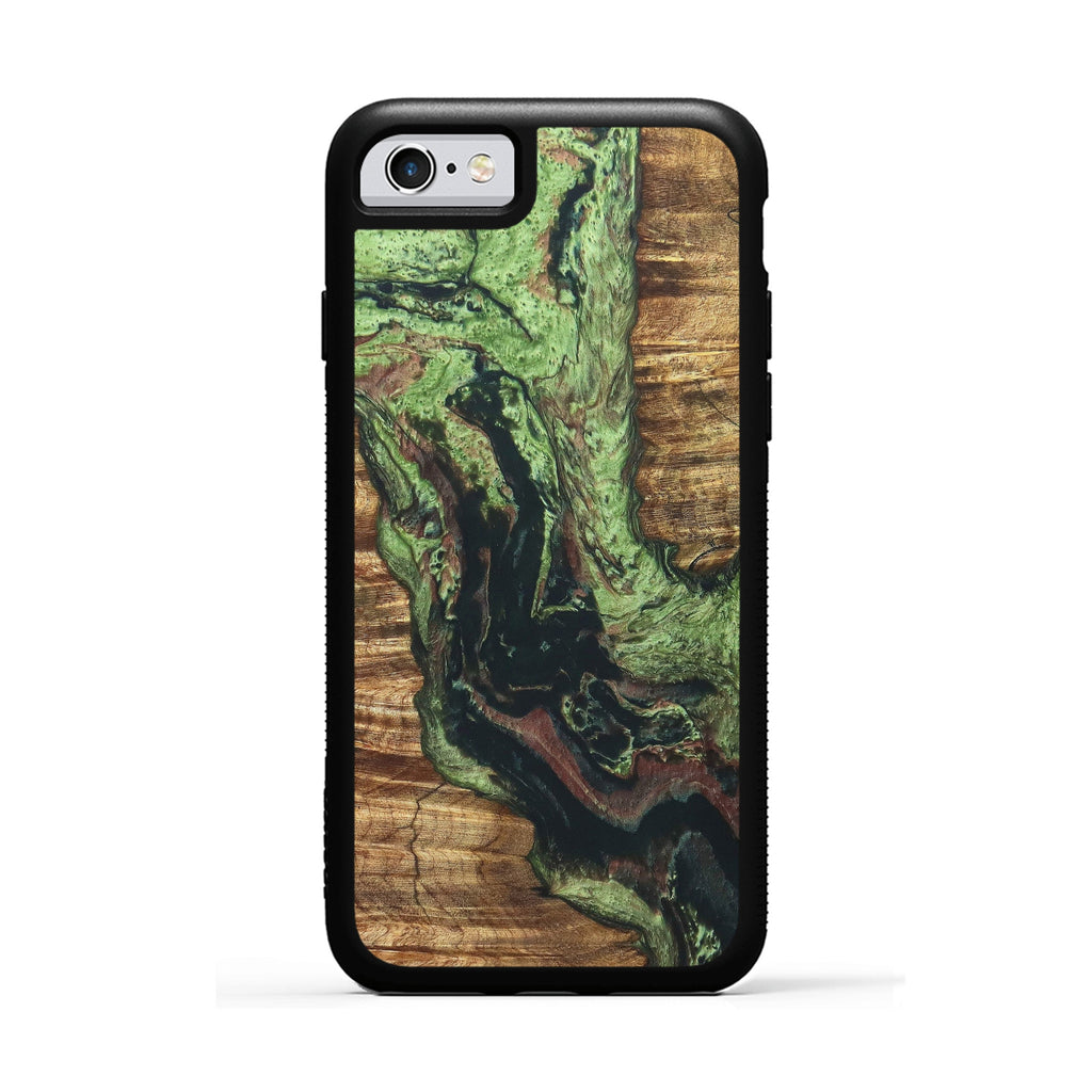 iPhone 6s Wood+Resin Case - Takashi (Dark Green, 330258)