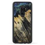 Galaxy S9 Plus Wood+Resin Phone Case - Mehrzad (Dark Green, 450103)