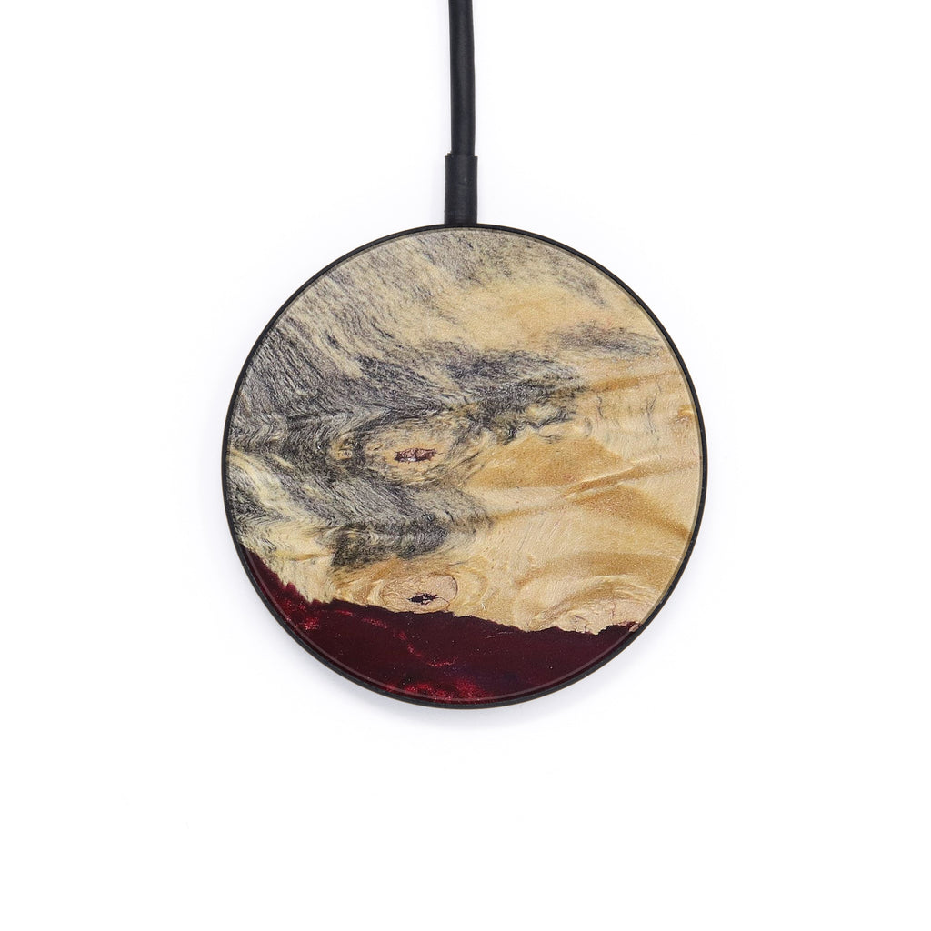 Circle Wood+Resin Wireless Charger - Nga (Dark Blue, 381181)