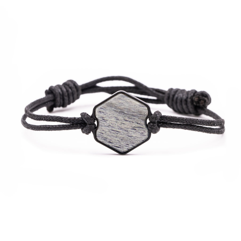 Hex ResinArt Bracelet - Eliezer (Dark Red, 381151)