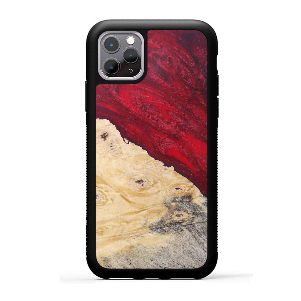 iPhone 11 Pro Wood+Resin Phone Case - Terez (Dark Green, 381711)