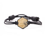 Hex Wood+Resin Bracelet - Kalle (Dark Blue, 381183)