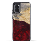 Galaxy S20 Plus Wood+Resin Phone Case - Dyna (Dark Green, 381717)