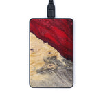 Thin Wood+Resin Wireless Charger - Bettie (Dark Red, 380570)