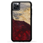 iPhone 11 Pro Max Wood+Resin Phone Case - Terrye (Purple, 381737)