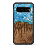 Galaxy S10 Wood+Resin Phone Case - Sheena (Light Blue, 387907)