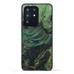 Galaxy S20 Ultra Wood+Resin Case - Larkin (Dark Green, 330257)