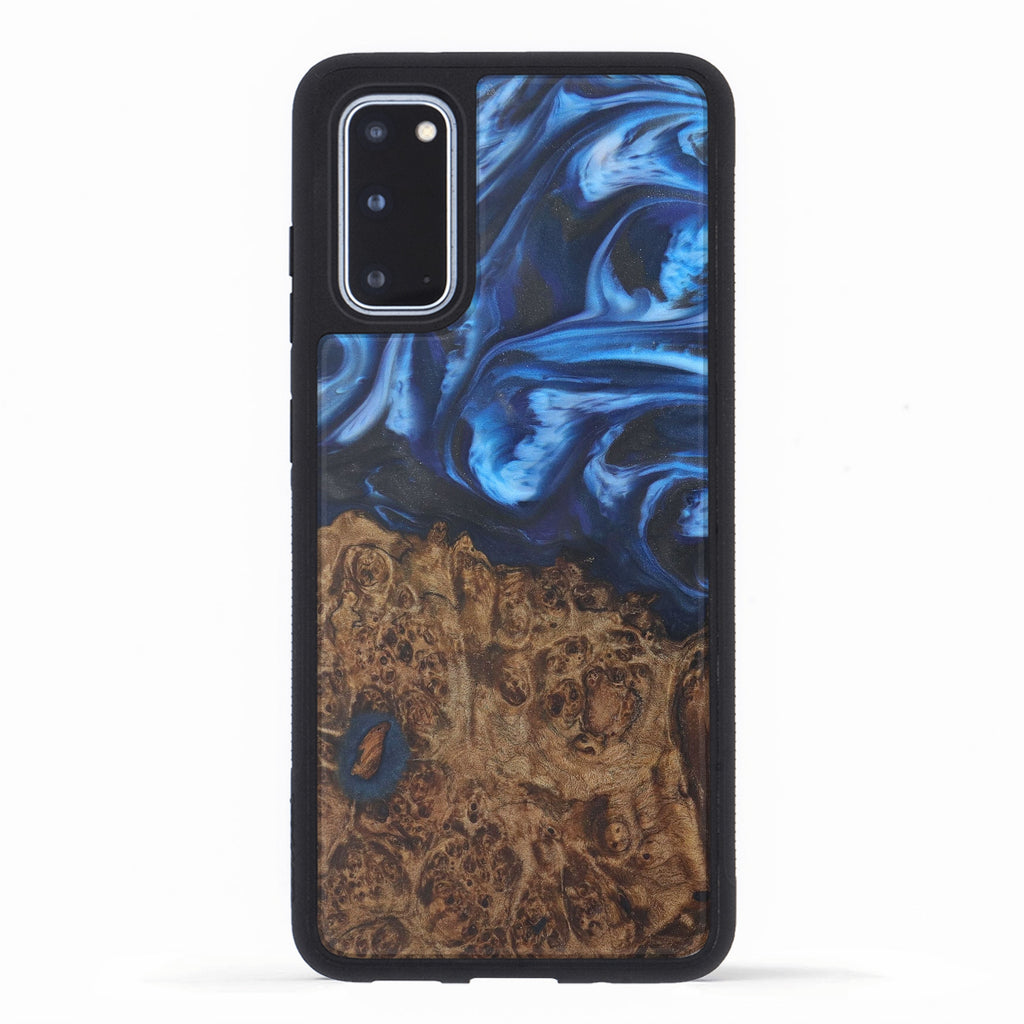 Galaxy S20 Wood+Resin Phone Case - Angelica (Purple, 450155)