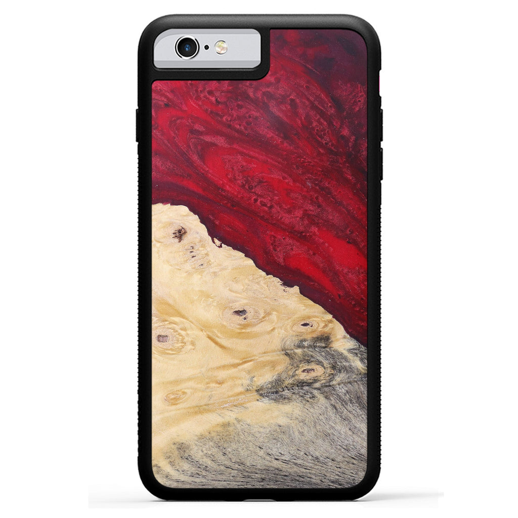 iPhone 6s Plus Wood+Resin Phone Case - Wally (Dark Green, 381719)