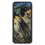 Galaxy S9 Plus Wood+Resin Phone Case - Michelle (Dark Green, 450126)