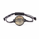 Circle Wood+Resin Bracelet - Ri (Dark Green, 381729)