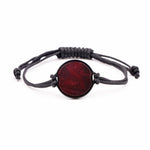 Circle ResinArt Bracelet - Cang (Black & White, 381631)